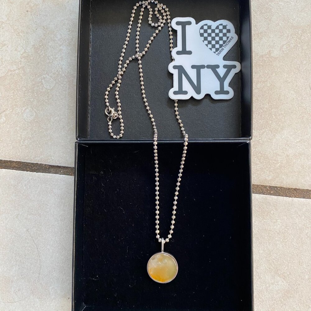 Tarin Thomas Everett Necklace - Ocean Jasper Sterling Silver 24" Chain